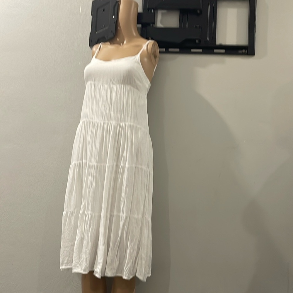 White Summer dress long in great condition.